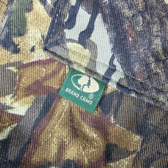 Mossy Oak Forest Floor Camo Hunting Cargo Pants Large Adj Waist Tie Ankle USA - Picture 7 of 11